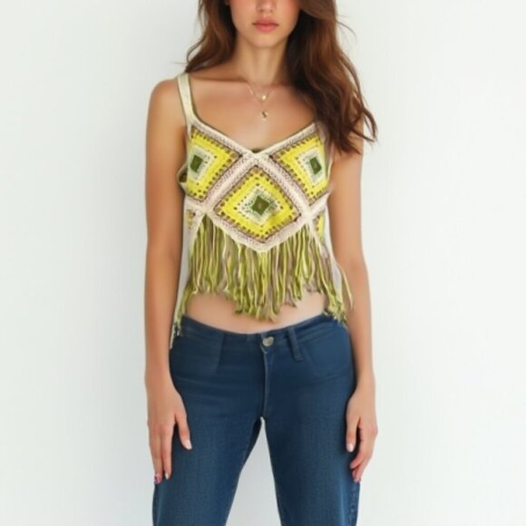 NWT new in crochet  top M/L - Picture 1 of 10